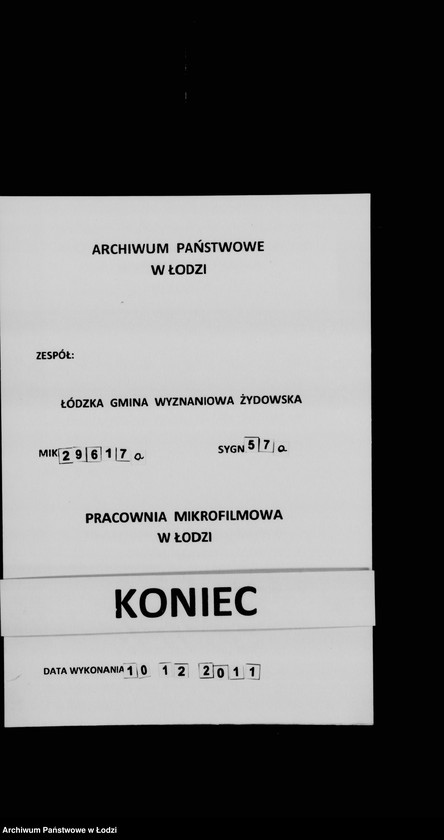 Obraz 18 z jednostki "Szpital starozakonnych im. małż. Poznańskich"