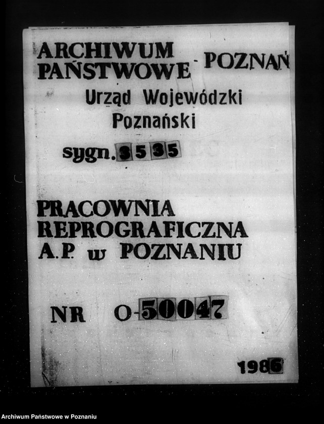 Obraz 1 z jednostki "/Majętność leśna Bugaj / powiat krotoszyński"