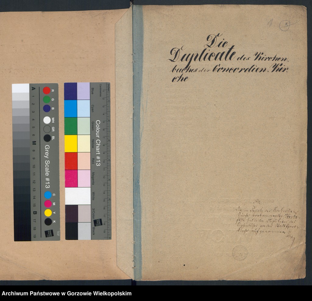 image.from.unit.number "Duplikate der Kirchenbücher der Concordien Kirche zu Landsberg an der Warthe"