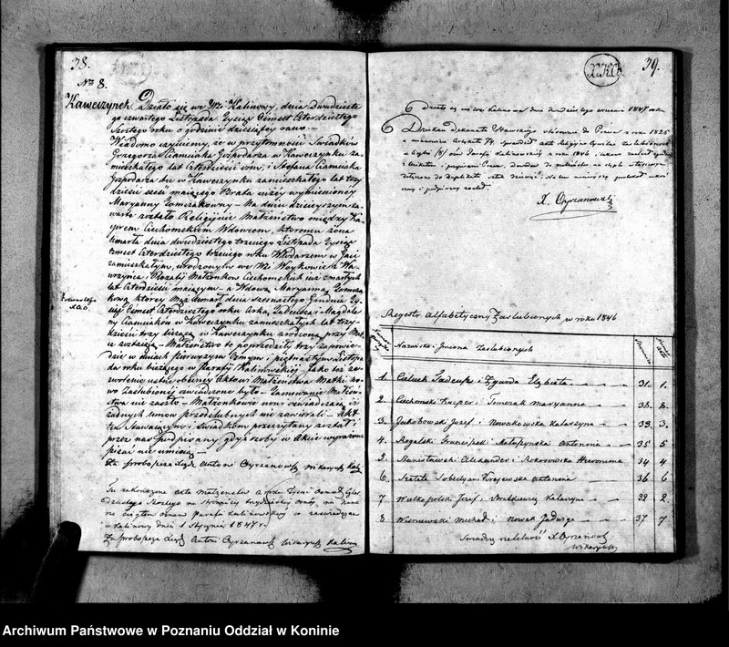 Obraz 16 z jednostki "Duplikat urodzonych, ślubów i zgonów"