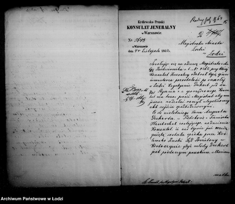 Obraz 14 z jednostki "Akta tyczące się spisu inwentarza pozostałości po zmarłej Krystynie Dekiert wyrobnicy poddanej pruskiej"