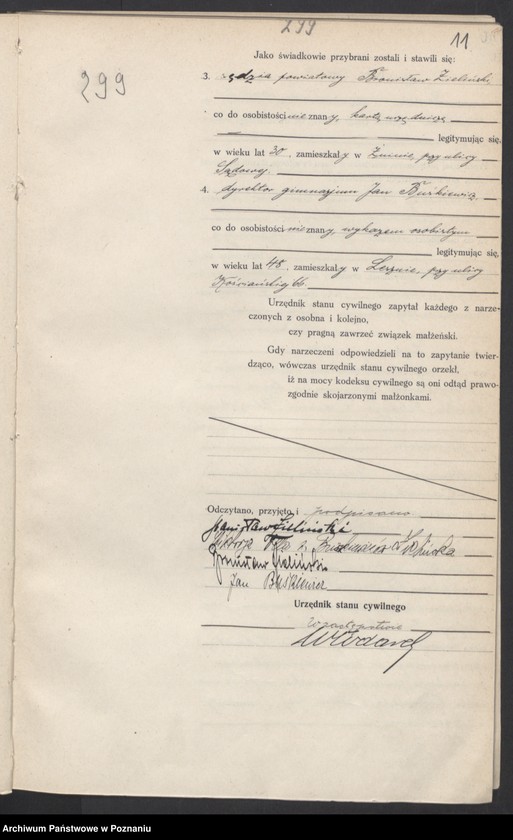Obraz 13 z jednostki "Księga miejscowa małżeństw tom II [Rejestr główny małżeństw]"