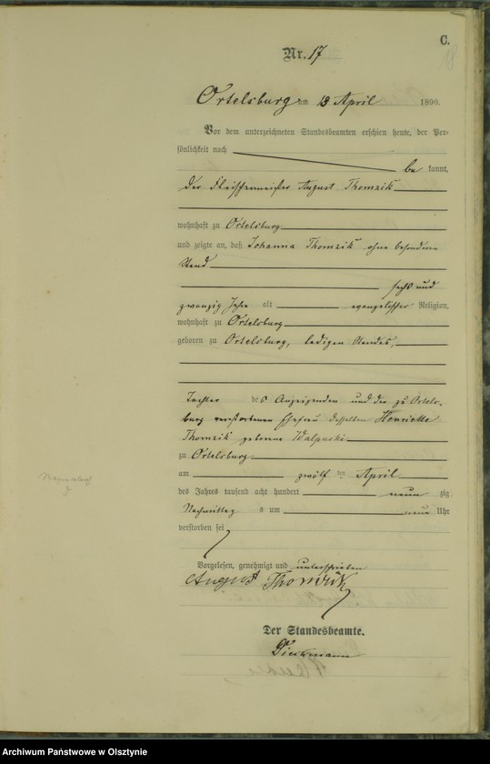 image.from.unit.number "Sterbe-Haupt-Register Nr 1 - 90"