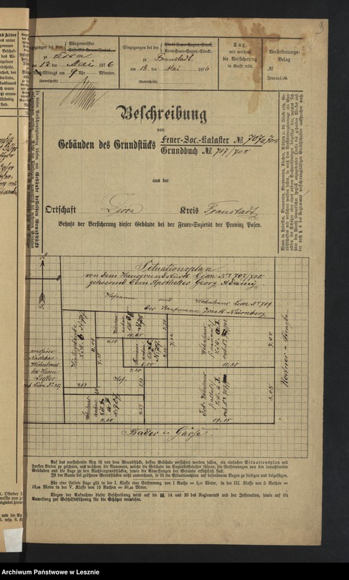 Obraz 6 z jednostki "[Beschreibung von Gebäuden des Grundstücks /ubezpieczenia przeciwpożarowe/]"