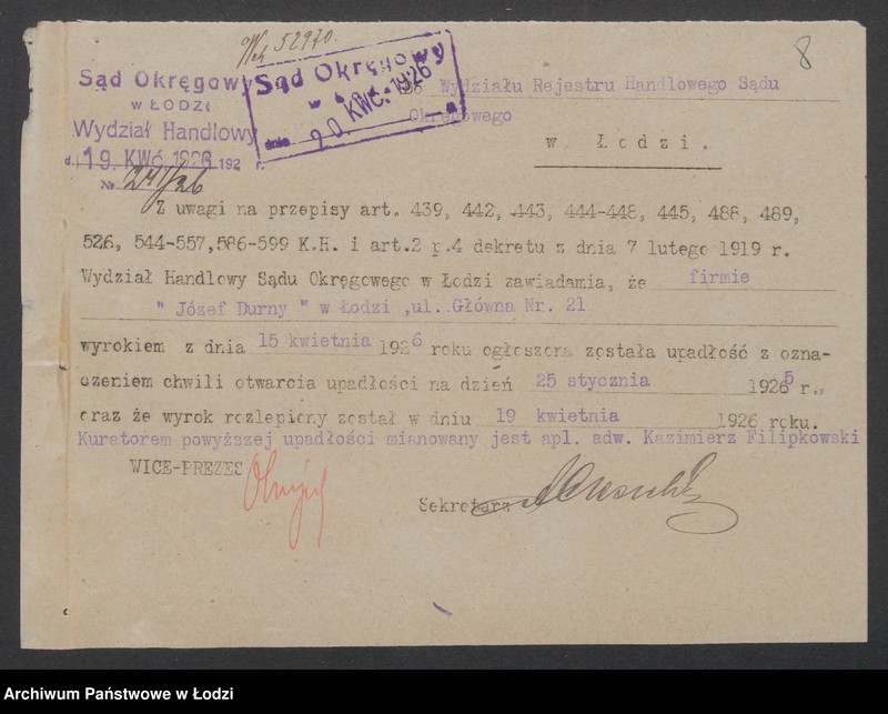 Obraz 10 z jednostki "Józef Durny – wyrób i sprzedaż obuwia"