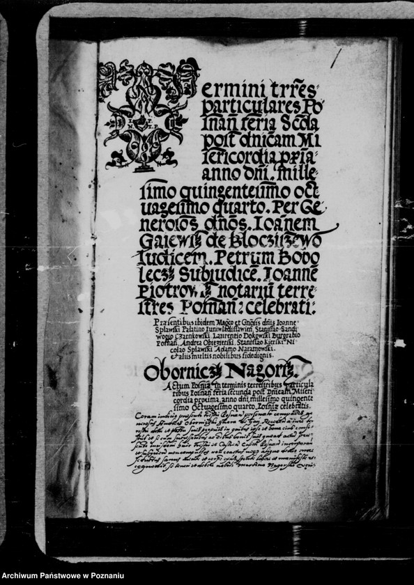 Obraz 4 z jednostki "Inscriptiones, relationes, decreta [inducta]"