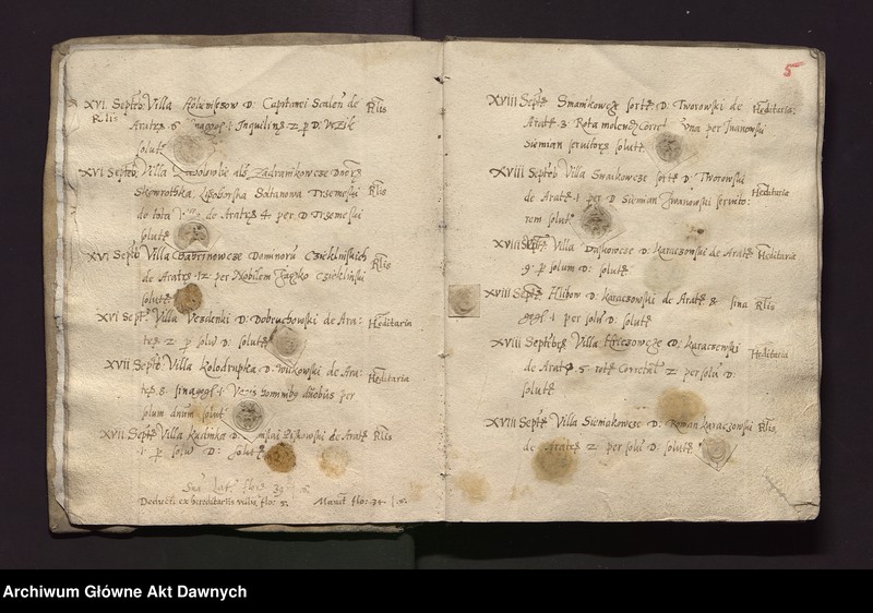 image.from.unit.number "Regestrum exactionis contributionum de aratris -- in toto palatinatu Podoliae in conventu Piotrcoviensi sancitarum --"