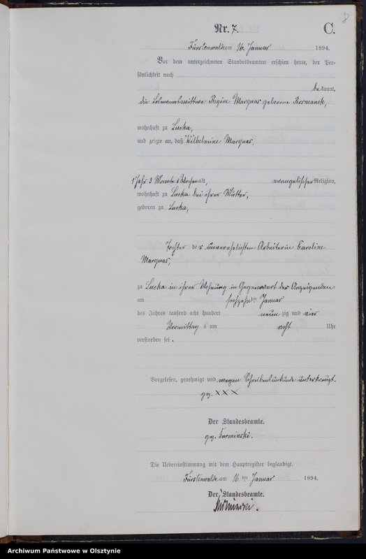 image.from.unit.number "Sterbe-Neben-Register Nr 1 - 125"