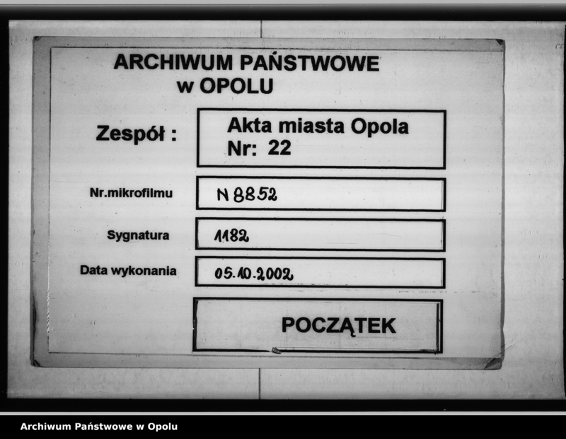 image.from.unit.number "Acta des Magistrats zu Oppeln betreffend die Stadtverordneten-Wahl bei der Stadt Oppeln pro 1839/40"