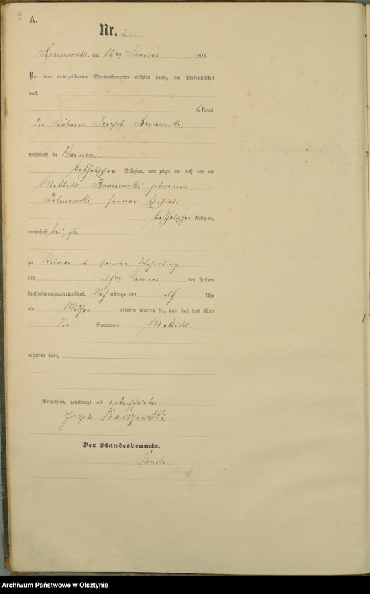 image.from.unit.number "Geburts-Haupt-Register Nr 1 - 71"