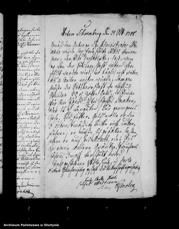 image.from.unit.number "Schriften zur Sasche der Schönberger Gutsherrschaft contra den Frei-Schulzen S. Nickel in Sommrau wegen Nichtgestellung einer Wollfuhre nach Königsberg"