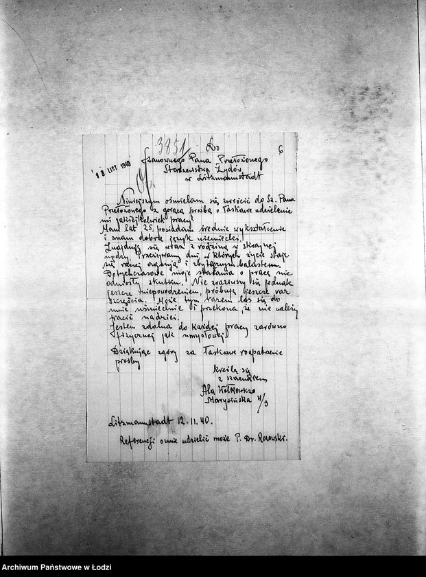 Obraz 9 z jednostki "[Podania o pracę]"