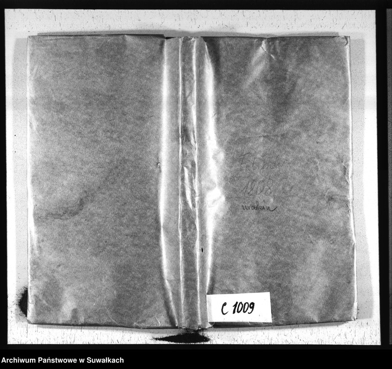 image.from.unit.number "Księgi Aktów Stanu Cywilnego Urodzonych Gminy i Parafij Filipowskiey Powiatu Seynenskiego Departamentu Łomżyńskiego od dnia pierwszego Maja Roku Tysięcznego Osiemsetnego Osmego do ostatniego dnia kwietnia Roku Tysięcznego osiemsetnego dziewiątego."