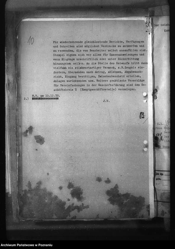 Obraz 14 z jednostki "Przepisy kancelaryjne i korespondencja w sprawie organizacji kancelarii"