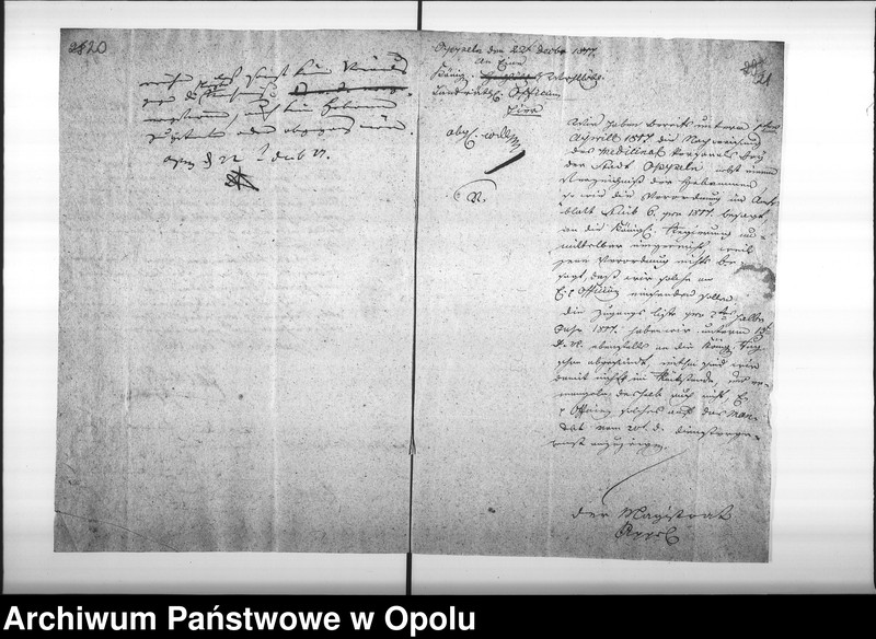 Obraz 18 z jednostki "Acta von Anfertigung und Einsendung der Nachweisungen des Medicinal Personals bey der Stadt Oppeln Vol. I pro 1817"