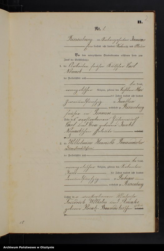 image.from.unit.number "Heiraths-Neben-Register Nr 1 - 40"