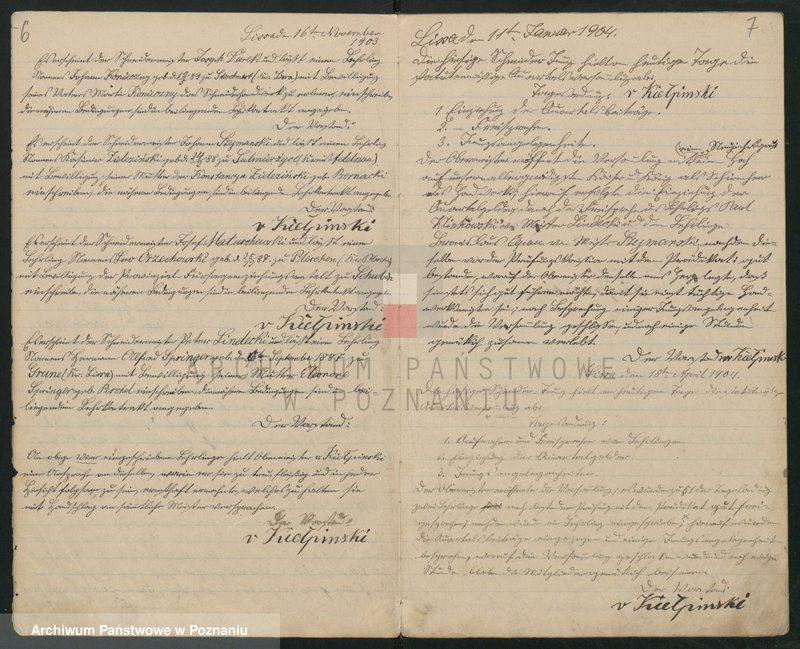 Obraz 5 z jednostki "Protokollbuch für die Schneiderinnung zu Lissa"