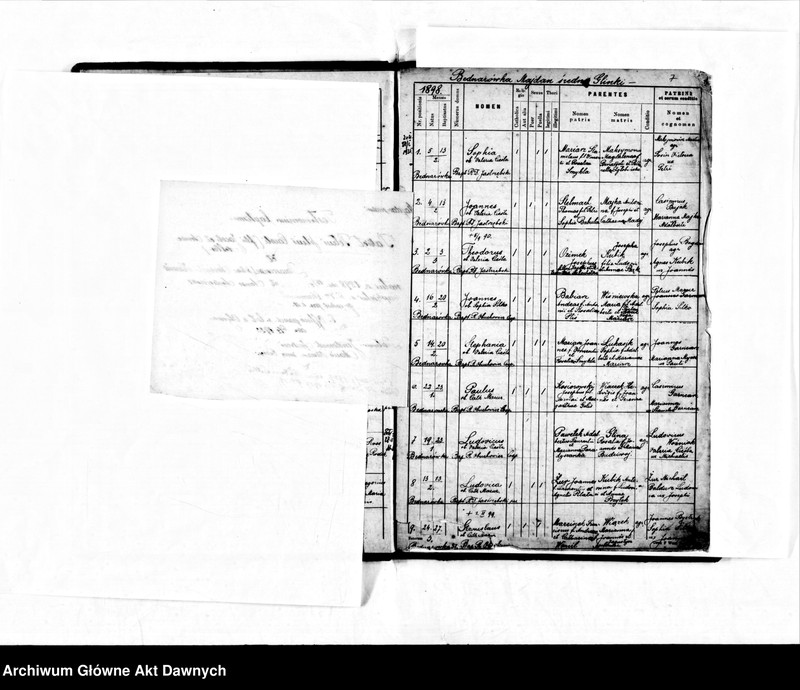 image.from.unit.number "Parafia: Bednarówka. Dekanat: Stanisławów. Księga metrykalna urodzeń dla całej parafii: Bednarówka, Bredheim, Glinki, Kubajówka, Majdan Średni, Łomadzyn, Siedliska."