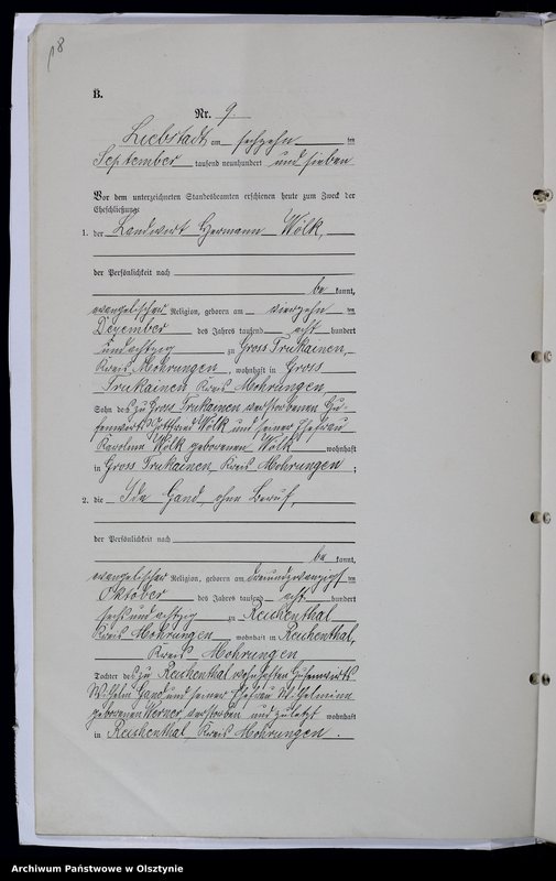 image.from.unit.number "Heirats-Neben-Register Nr 1 - 19"