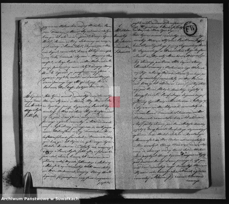 image.from.unit.number "Akta zaślubionych stanu cywilnego gminy seyneńskiey od 1-go stycznia 1820 roku."