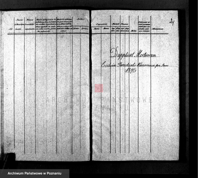 Obraz 14 z jednostki "Liber baptisatorum, copulatorum, mortuorum"