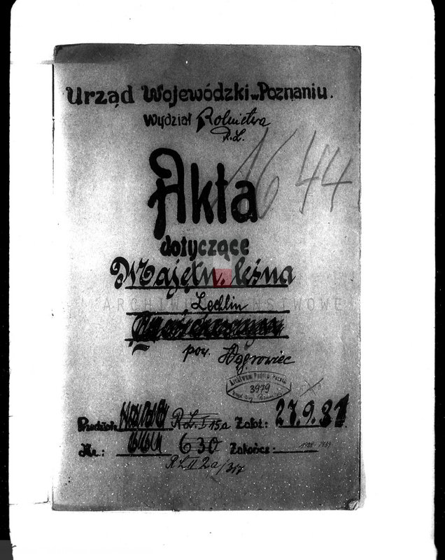 image.from.unit.number "Majętność leśna Lechlin powiat wągrowiecki"