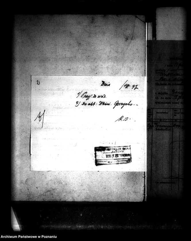 Obraz 6 z jednostki "Majątek Gorzycko Stare powiatu międzychodzkiego wydzielenie zastrzeżonych parcel"