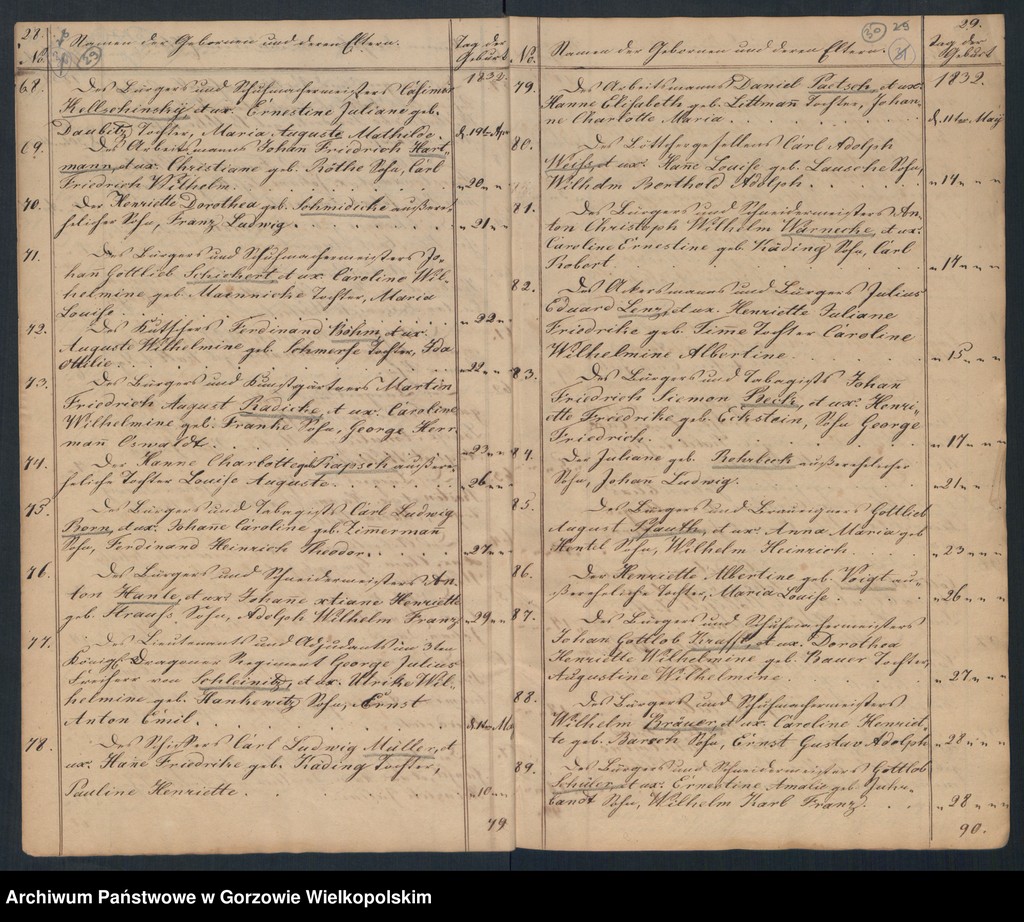 image.from.unit.number "Duplikate der Kirchenbücher der Hauptkirche zu Landsberg an der Warthe (zawiera także księgi zgonów parafii Konkordierkirche z lat 1831-1833)"