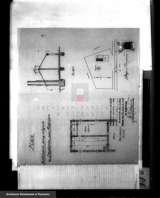 Obraz 12 z jednostki "Młyn parowy w Jasieniu pow. kościański własność M. Klupiec nr woj. kotła 3660"