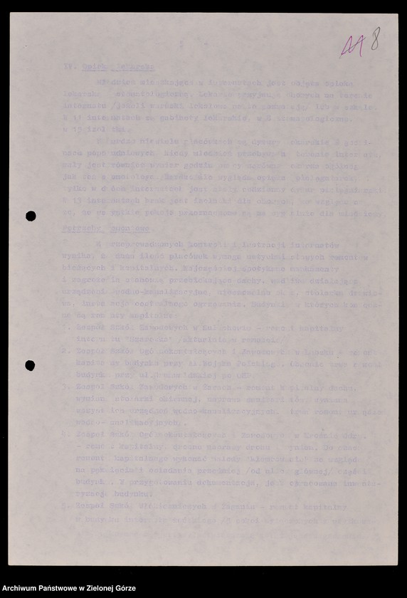 image.from.unit.number "Protokóły z posiedzeń Komisji Wychowania i Oświaty Wojewódzkiej Rady Narodowej w Zielonej Górze; Nr 18 - 24"