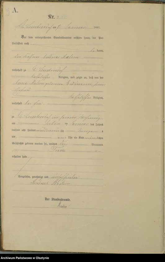 image.from.unit.number "Geburts-Haupt-Register Nr 1 - 135"