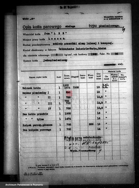 Obraz 8 z jednostki "Firma "Len" - Spółdzielnia Rolnicza w Lesznie woj. nr porz. 2895"