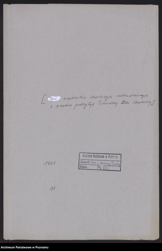 Obraz 2 z jednostki "[Spis urzędników skarbowych zatrudnionych w urzędach podległych Pomorskiej Izbie Skarbowej]"