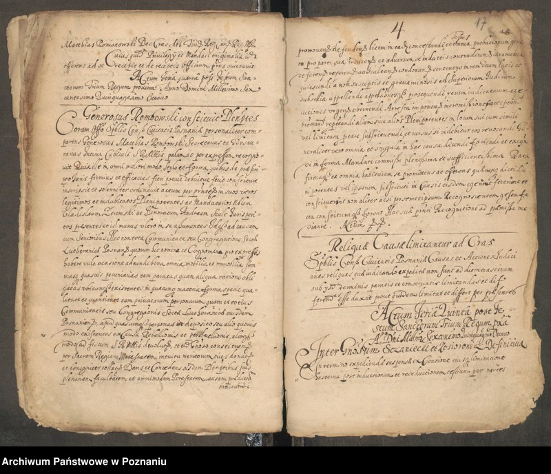 Obraz 20 z jednostki "Protocolon officii consularis Posnaniensis."