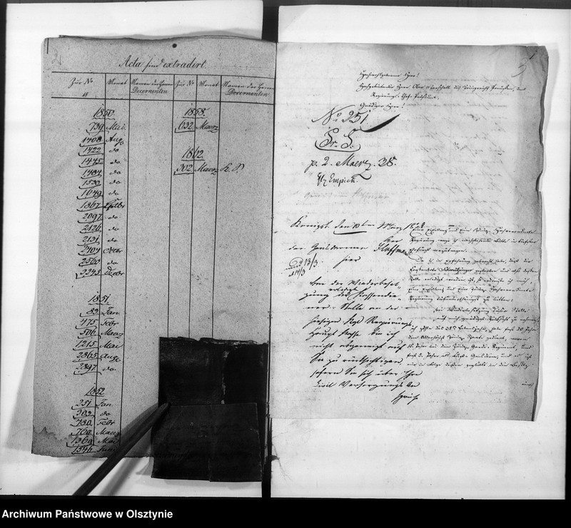 image.from.unit.number "Anstellung des Gensdarm Hoffmann [Johann Friedrich] als Regierungs-Haupt Kassesdiener"