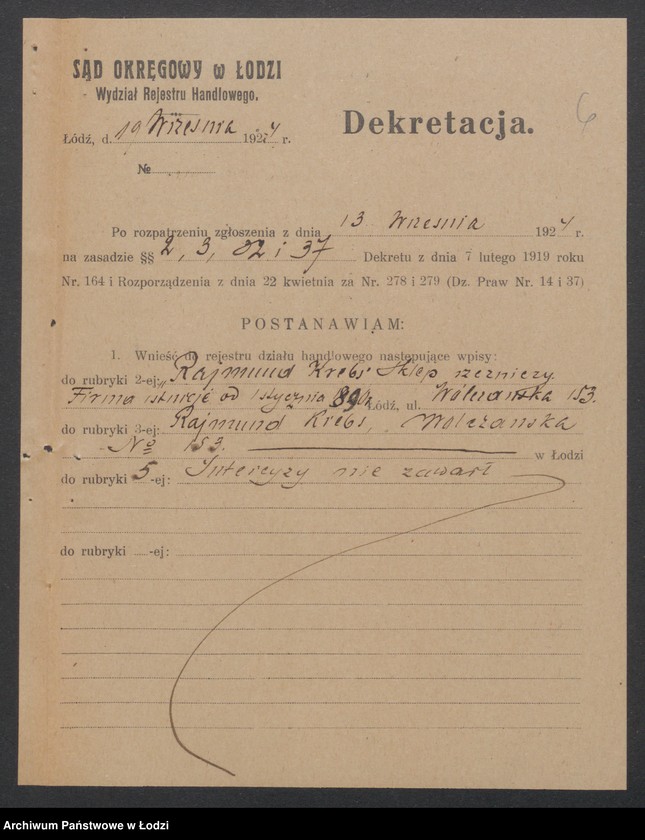 Obraz 8 z jednostki "Rajmund Krebs – sklep rzeźniczy"