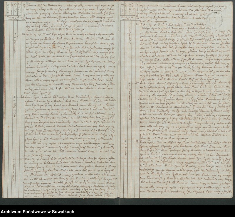 Obraz 7 z jednostki "Akta zeszłych gminy puńskiey odpierwszego stycznia do dnia ostatniego grudnia 1815 roku."