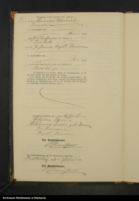 image.from.unit.number "Heiraths-Neben-Register Nr 1 - 19"