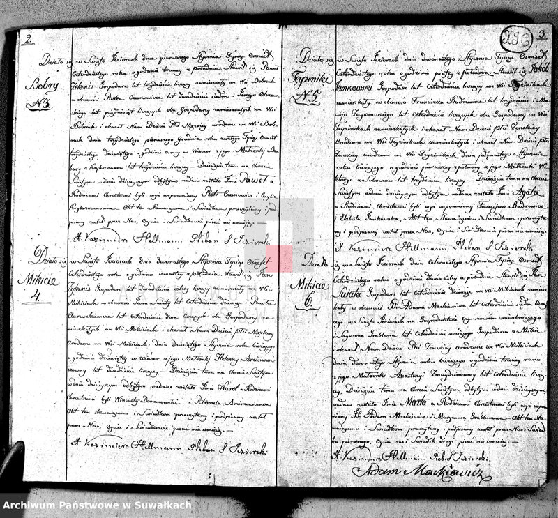 image.from.unit.number "Księga duplikat akt urodzonych, zaślubionych i umarłych w parafij Święto Jeziory, obwodzie sejneńskim, gubernij augustowskiey z roku 1840"