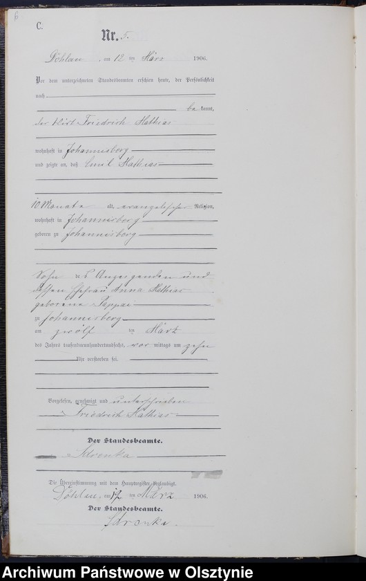 image.from.unit.number "Sterbe-Neben-Register Nr 1 - 26"