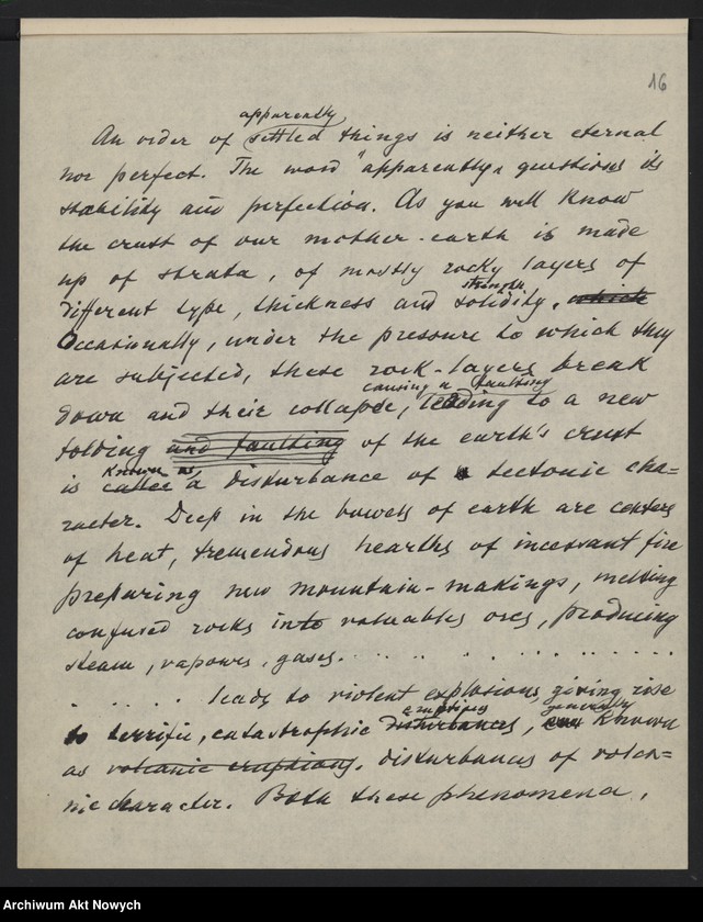 image.from.unit.number "Przemówienie do profesorów i studentów Stanford University w Kalifornii; listy E. C. Robinson