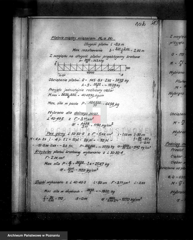 Obraz 16 z jednostki "Zatwierdzenie projektu urządzenia zakładu przemysłowego /cukrowni/ w Witaszycach pow. jarociński"