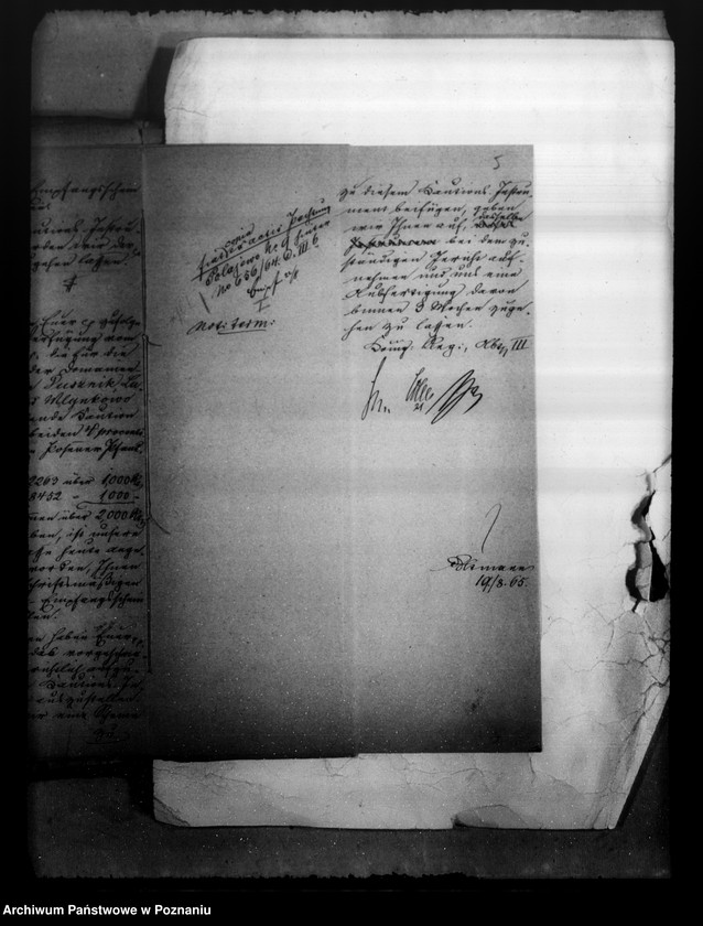 Obraz 9 z jednostki "Die Caution der Domänen-Pachters Wandelf zu Kaiserhof und des Oberamten Thunig deselbest /kaucje domeny Duszniki/"