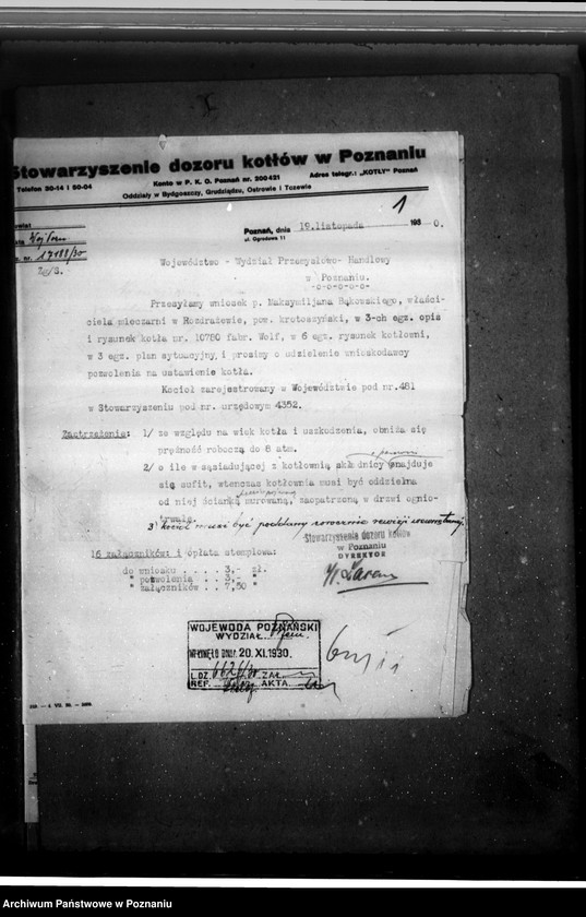 image.from.unit.number "Mleczarnia w Rozdrażewie pow. krotoszyński nr woj. kotła 481"