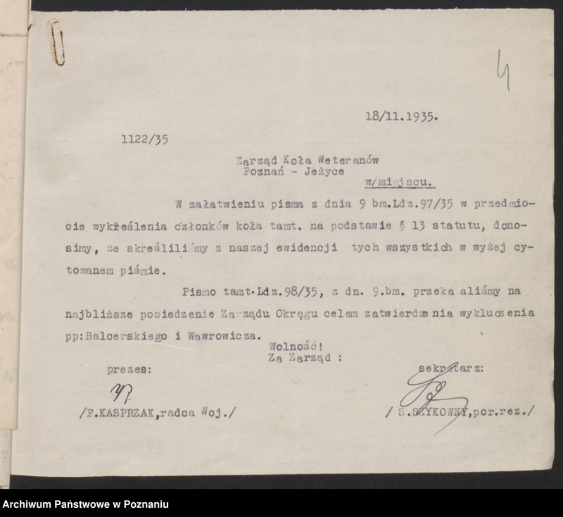 Obraz 9 z jednostki "Poznań - Jeżyce akta koła."