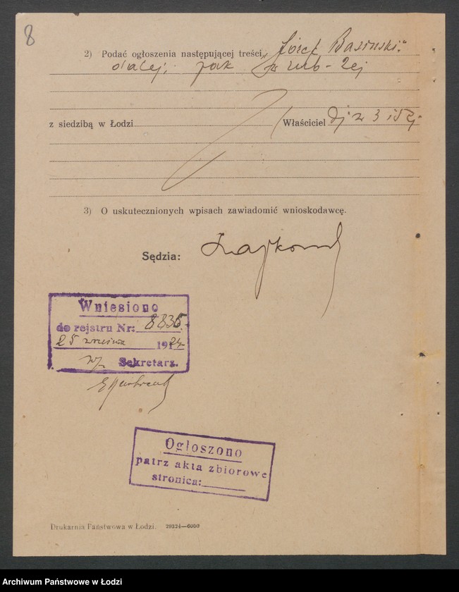 Obraz 10 z jednostki "Józef Basiński - sklep spożywczy"