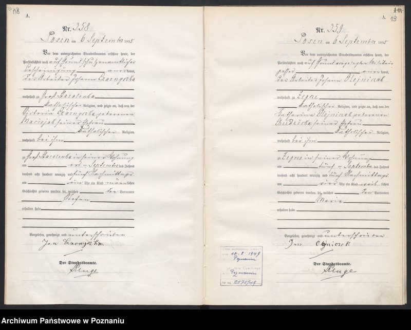 Obraz 12 z jednostki "Księga urodzeń t. II"