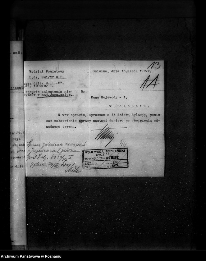 image.from.unit.number "Majętność leśna Jagniewice powiat wągrowiecki"