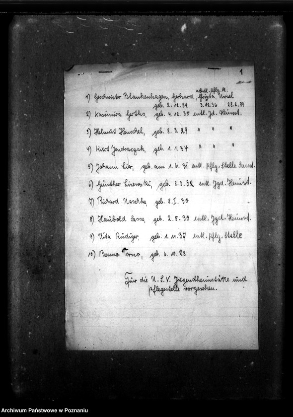 Obraz 5 z jednostki "NSV Jugendheimstätte und Pflegestelle [Wyniki badań psychologicznych dzieci przewidzianych do przekazania placówkom opiekunczym i rodzinom zastępczym]."