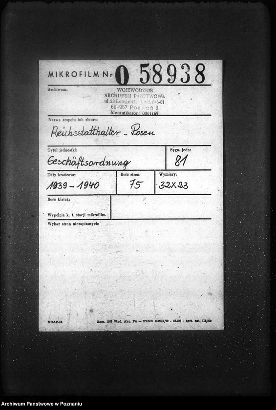 Obraz 2 z jednostki "Geschäftsordung"